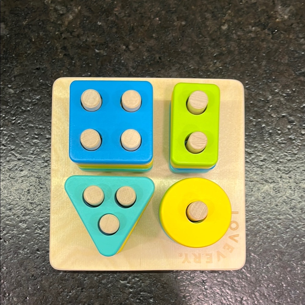 Lovevery Wooden Shape Sorter Toy